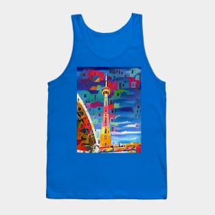 CN Tower Paints The Town Tank Top